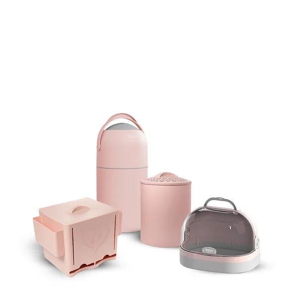 Kit enxoval completo para beb&ecirc; na cor rosa BabyMel