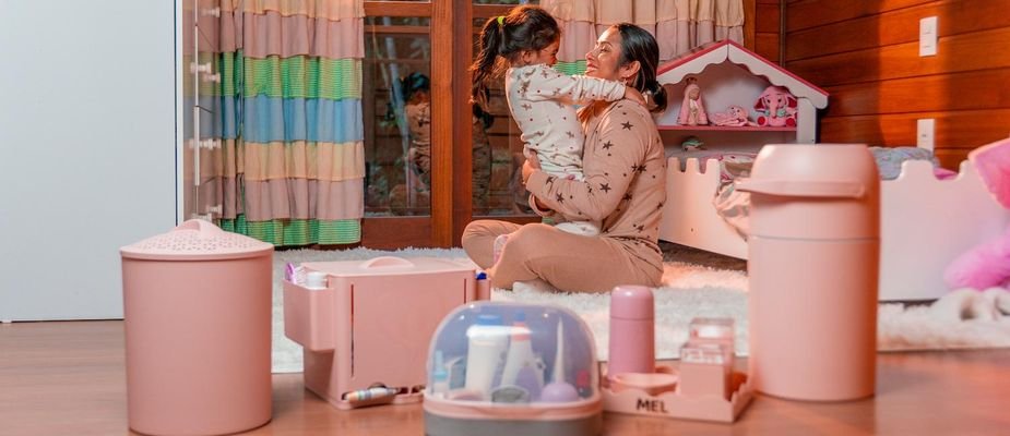 Como manter os produtos de higiene do bebê sempre organizados