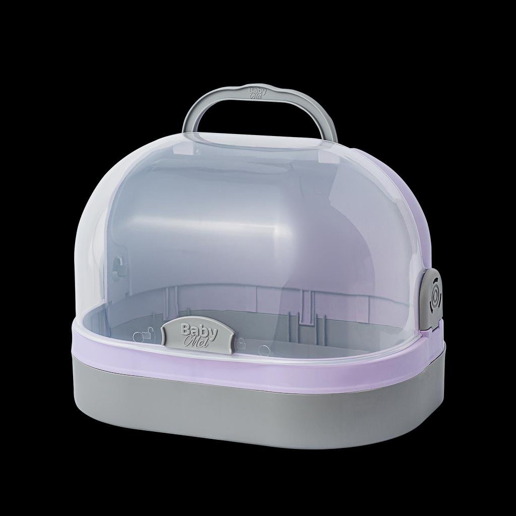 Frasqueira BabyMel cor lil&aacute;s