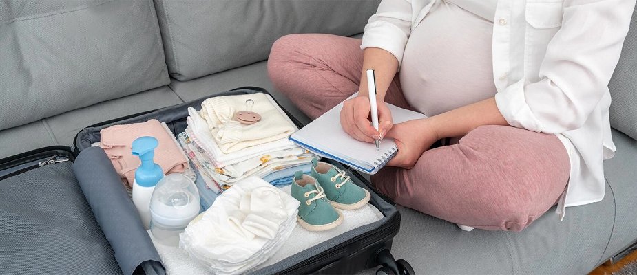 Higiene e organização para bebê na maternidade